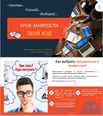 Областной урок занятости.